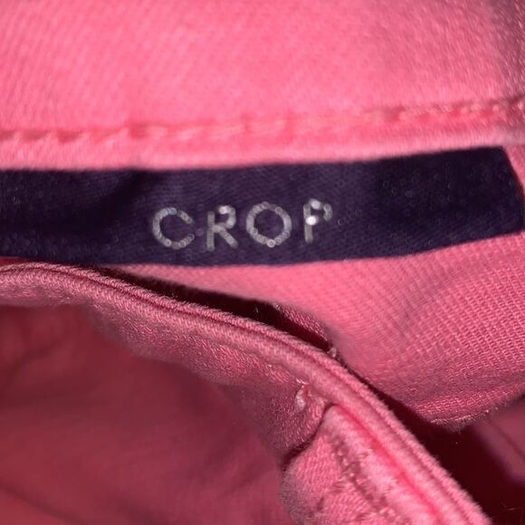 NYDJ lift tuck technology and crop flamingo color 5 pockets size 14 jeans - Picture 9 of 10